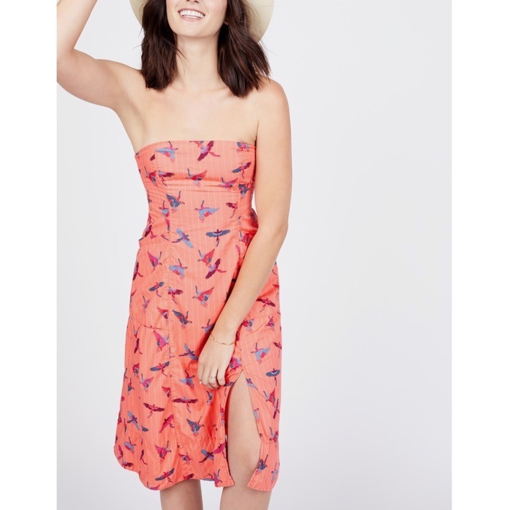 Free People Sunshine Of Your Love Cotton Midi Dress NWT